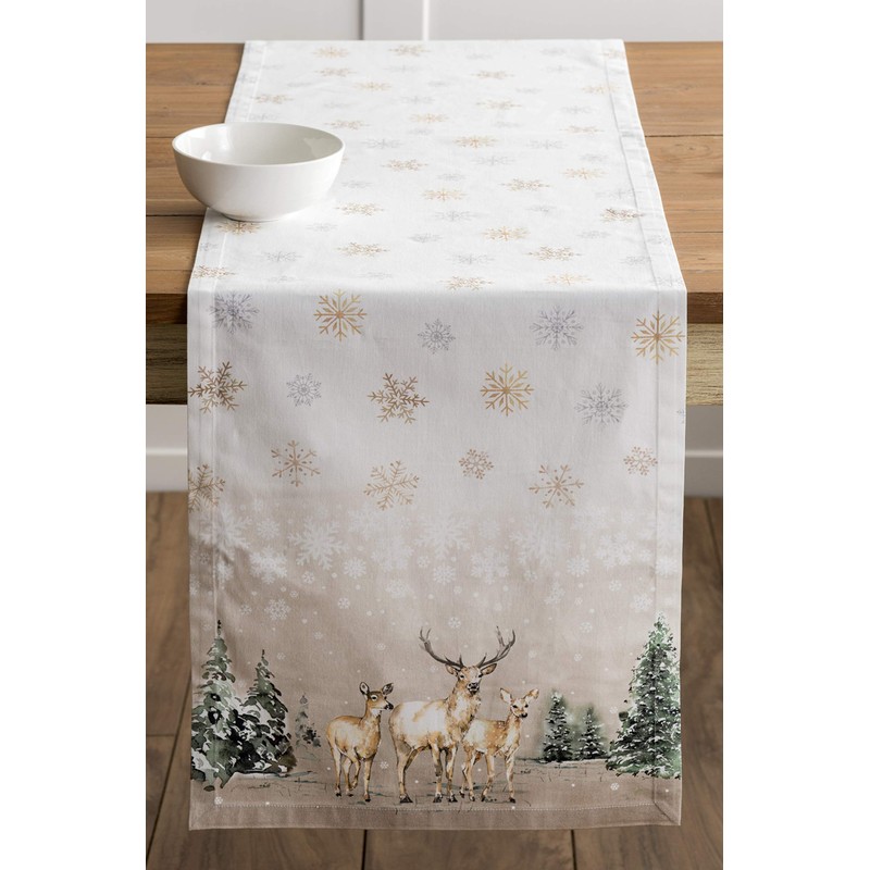 Maison d' Hermine Deer In The Woods 100% Cotton Table