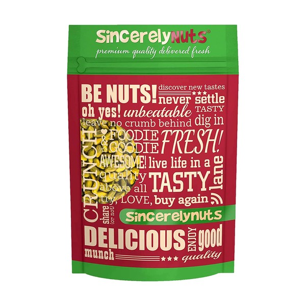 Sincerely Nuts Pistachios Roasted and Unsalted Kernels | No Shell, No Salt Healthy Snacks for Kids and Adults | Shelled Convenient Snack | Low Sodium, Vegan, Kosher & Gluten Free 1 (LB) Bag