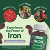 Iron Gummies Supplement with Vitamin C – 10 mg Iron