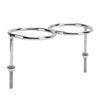 316 Stainless Steel Double Ring Cup Holder with Mounting Nut