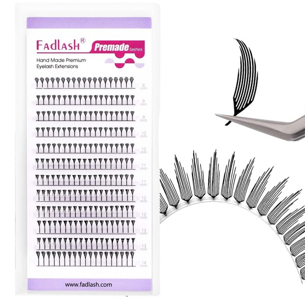 FADLASH Premade Lash Fans Anime Lashes Premade Spire Anime Lash