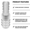 15Pcs Hose Barb Reducer 3/4 Inch to 1/2 Inch Barb