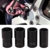 5pcs Lug Nut Extractor Tool 1/2in Drive Metric 17 19