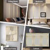 Lunghaa Peel and Stick Metal Finish Molding Trim, Stainless Steel