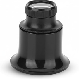 15X Jewelers Loupe Portable Monocular Magnifier Eye Watch Loupe Magnifying Glass for Watchmaker Close Work Crafts Reading Repair Gemstone Coins Stamps Antiques (15X)