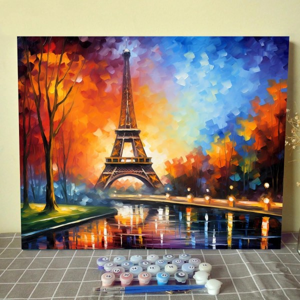Tucocoo Paint by Numbers Kit DIY Canvas Painting Set for
