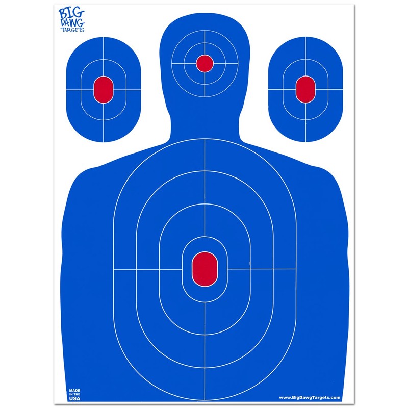 Big Dawg Targets - 18 X 24 Inch Blue Silhouette