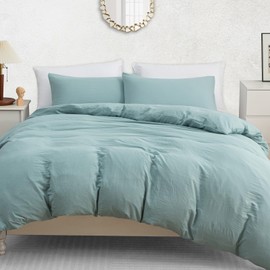 Pamposh Single Duvet Cover Set - Pre-Washed Microfibre Bedding Set for Added Softness & Comfort - Lightweight Premium Quilt Cover Set for All Seasons With Zipper Closure