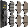 Caltric Front Rear Brake Pads for Honda GL1500 GL1500SE Interstate