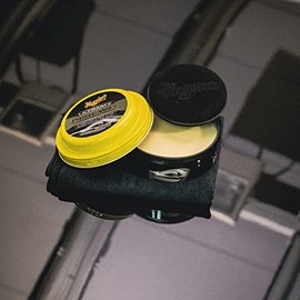 Meguiar's G210608EU Ultimate Paste Wax Cera en Pasta para Pintura Automotriz 8 oz, Negro