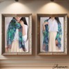 [Anemos] 100% Silk Impressionist Vincent Van Gogh Iris Chiffon Silk