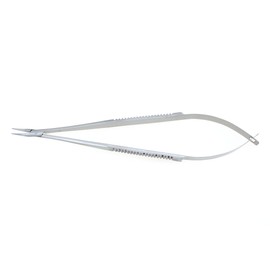 Micro Needle Holder 6.25" Curved Smooth Jaws Without Lock | Medixplus