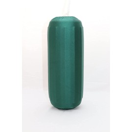 Bumper Buddies Boat Fender Cover (2 per pkg) Fits Taylor Made Small (15.5" x 14.5") Center Rope Tube Marine Fender by Kansas Creations (Hunter Green)