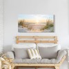 SD SOFT DANCE Canvas Wall Art Beach Picture: Coastal Sunset