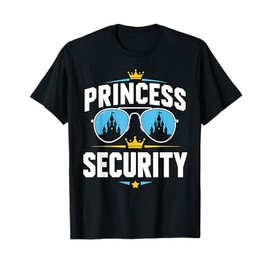 Magical Castle Sunglasses Princess Bodyguard, funny couple T-Shirt