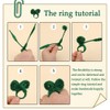 100 PCS Chenille Stem, Bump Chenille Stems, Green Pipe Cleaners