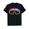Ski 90s 80s Skiing Outfit Retro Skiing Goggles T-Shirt