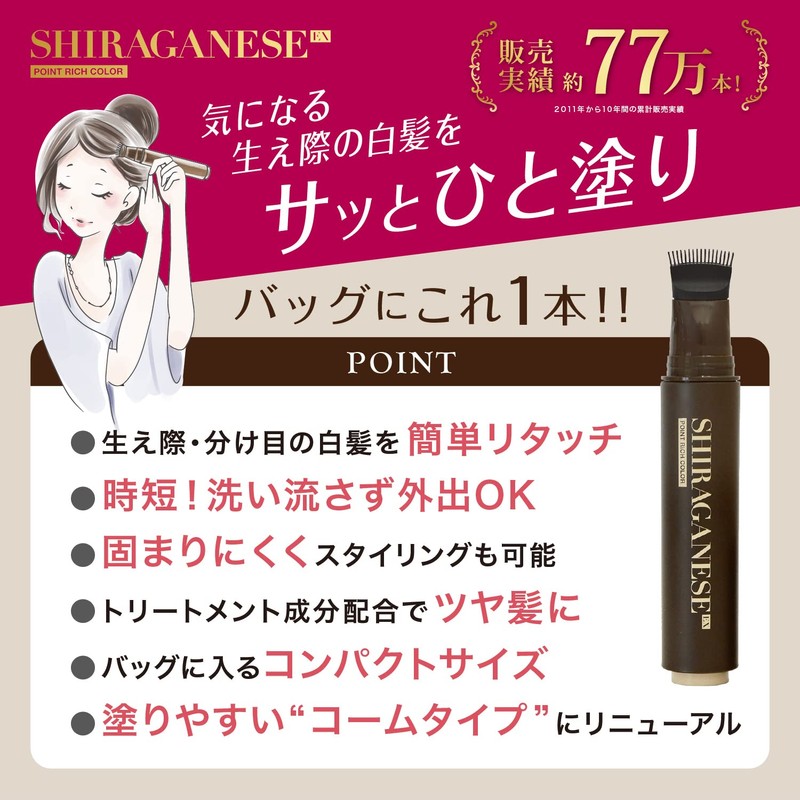 Syraganese Point Rich Color EX Treatment Dye for Partial Gray