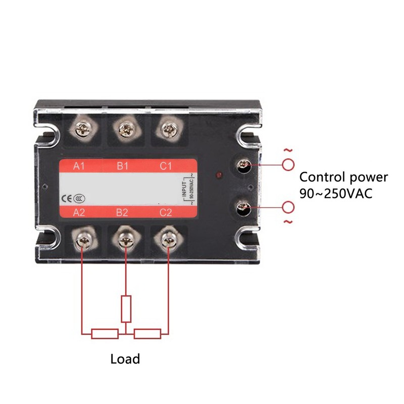 3 Phase SSR Regulator Solid State Relay Industrial Systems 25A