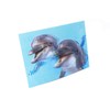 3D Postcard of Dolphins PK19 Loose Card Holographic Dolphins Animals