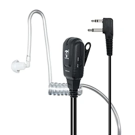 TechSide TSPN-MV 2 Pin Pneumatic Midland Headphone Microphone with VOX | Radios | Compatible with G7 pro M24 M24 Plus M48 M99 G6 XT G7 XTR ICOM | Airsoft Safety Watch