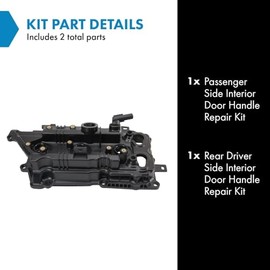 TRQ TRQ Left Valve Cover Driver Side Compatible with 2017-2024 INFINITI QX60 Nissan Pathfinder