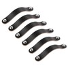 Qrity Pack of 8 Leather Knobs Cabinet Leather Loop Handle