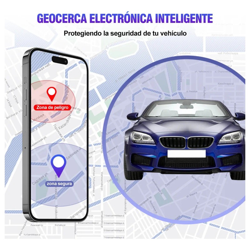 Mini Gps Tracker Auto Tiempo Real 6000mah 2g 4g Con