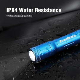 EverBrite Keychain LED Flashlight Mini Bright Key Ring Portable Pocket Torch USA