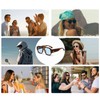 YAMEIZE Retro Style Double Bridge Pilot - Sunglasses for Women
