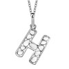 SHOP LC Polki Diamond Initial Necklaces for Women in 925