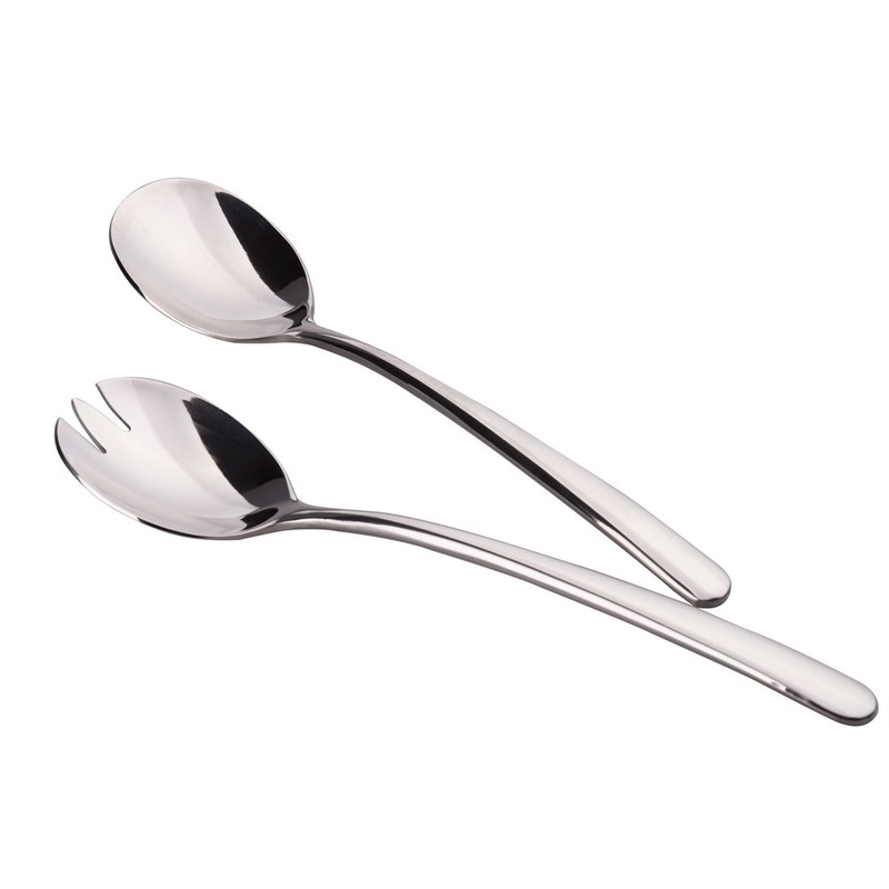 IMEEA® Salad Fork and Spoon Serving Set Stainless Steel 21cm/8.3inch,