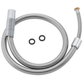 Favorpo 45" Commercial Sink Faucet Sprayer Hose Stainless Steel Commercial Kitchen Sink Faucet Pre-rinse Sprayer Flexible Hose Replacement Kit