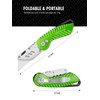 FantastiCAR Folding Utility Knife, Sturdy Metal Box Cutter with Extra