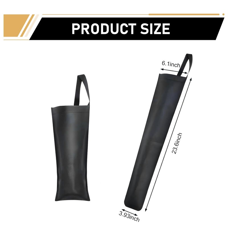 Zigeiya Car Umbrella Storage Bag, Waterproof Faux Leather Organizer with