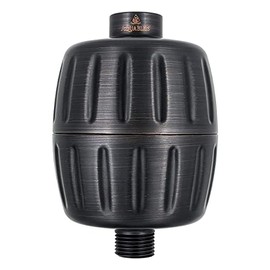 AquaBliss Heavy Duty Shower Filter – Advanced 30x Filtration - Universal Multi-Stage Shower Head Filter Reduces Chemicals, Chlorine & Odors - Oil Rubbed Bronze (SF500)
