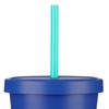 Kids Straw Tumbler, 2 Pack 420ml Tiny to Tots Blue
