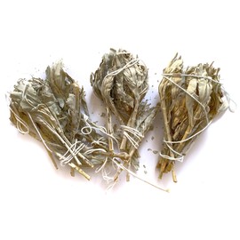 Farbenwald - White Sage Torches, D Ware, for Smoking, Approx. 11 cm Long, Bundles are Broken, from California, Smudge Sticks, Salvia Apiana
