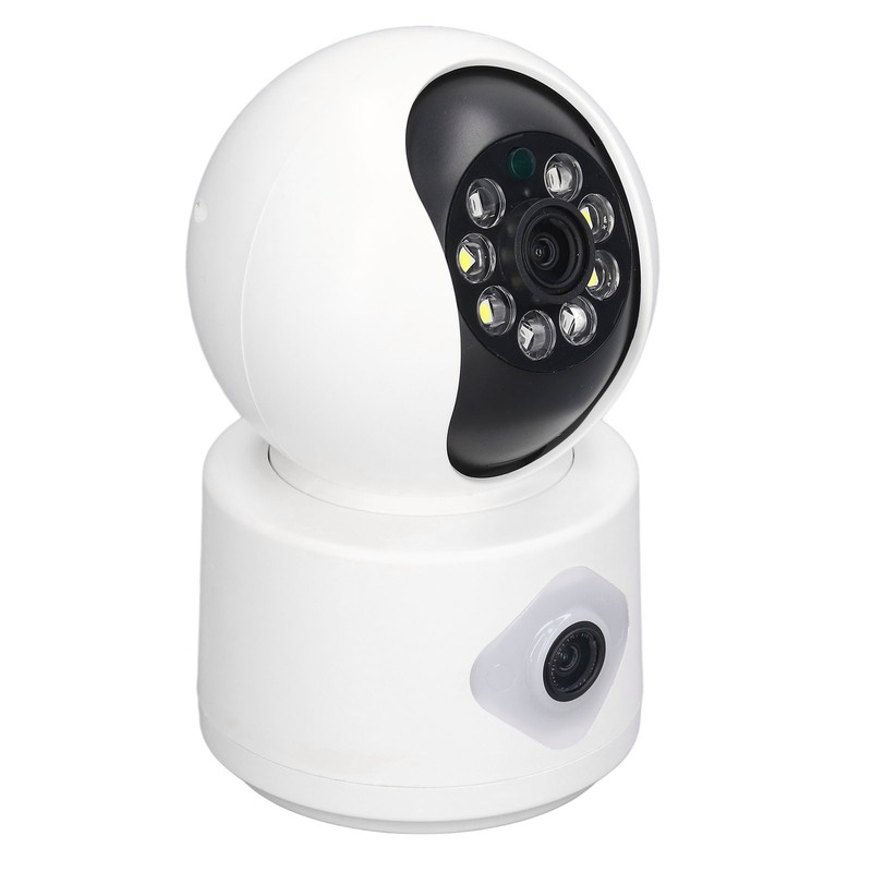 Home Security Camera 2MP Dual Lens Night Vision Remote Control