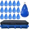 ShineTrip Fillable Pool Cover Weight Bag with Hook, PVC Winter