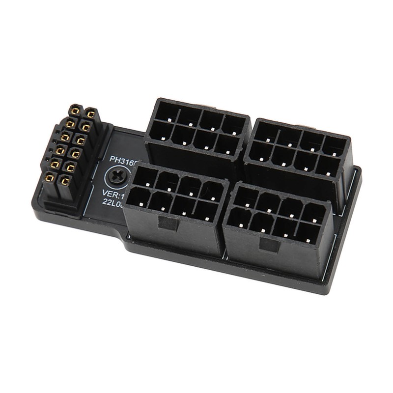 ATX 4 8P Up Angled Adapter 32P To 16P 600W
