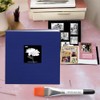12X12 Cobalt Blue Book Cloth Cover, Post Bound Album, Bundle