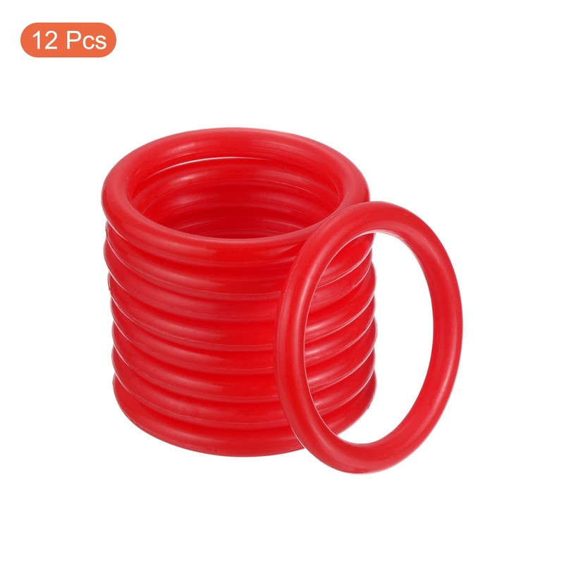 PATIKIL Carnival Ring Throwing 4 cm ID 12 Pack Plastic