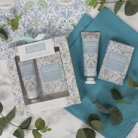 Hand Care Set (Hand Cream & Hand Soap - Fresh Linen) - William Morris' Willow Bough Design