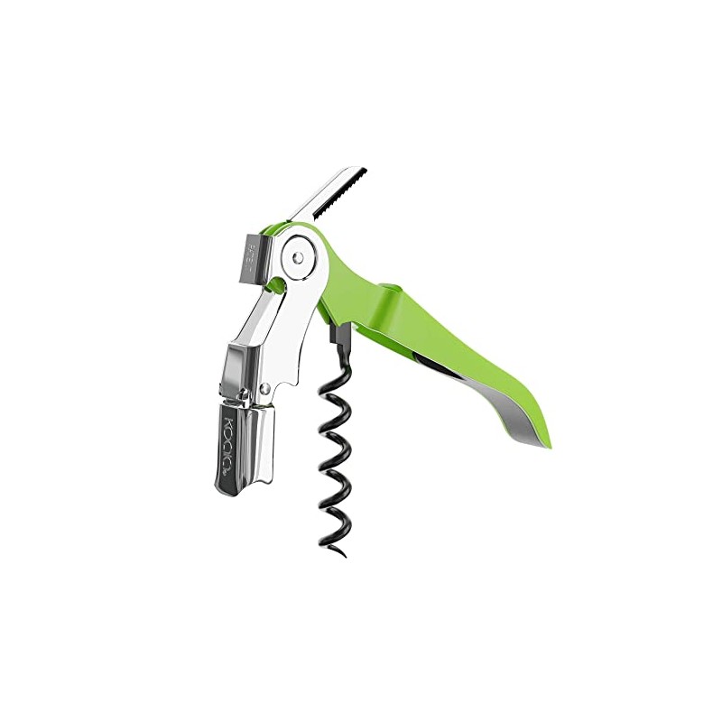 Koala Spain Two Time AC Corkscrew with Articulated Spring, Green