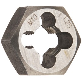 Ichinen Access Thread Master Tap Dice, Hex Dice, M0.4 x 0.05 inches (10 x 1.25 mm), 22239 Hex Size 0.8 inches (21 mm) (Alloy Tool Steel)