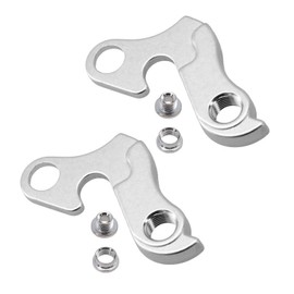2PCS Bicycle Tail Hook Derailleur Hanger – Bike Rear Tail Hook with Screws – Replacement Adapter Part for Mountain, Road, and Folding Bikes – Frame Protection and Gear Alignment