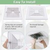 JIYIZO 9 In x 9 In Bathroom Exhaust Fan Cover