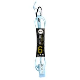 Pro-Lite Competition Style Surf Leash (Light Blue, 6'0)