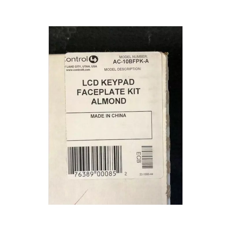 Control4 LCD Keypad Faceplate Almond AC-10BFPK-A NIB *
